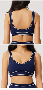 Sexy Sports Bra Women Workout Underwear High-strength Professional Shockproof Running Bra Gym Push Up Lingerie Yoga Fitness Bra