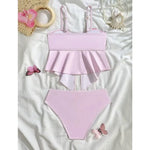 High Waisted Bikinis 2026 Push Up Women Swimsuits Sexy Swimwear Brazilian Bikini Set Floral Biquini Pink Black Summer Beachwear