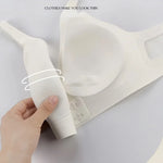 Women's Seamless Bra Push-Up Bralette With Pads U-Shape Back Non-wire Underwear Mesh Splice Breathable V-Neck Sexy Lingerie S-XL
