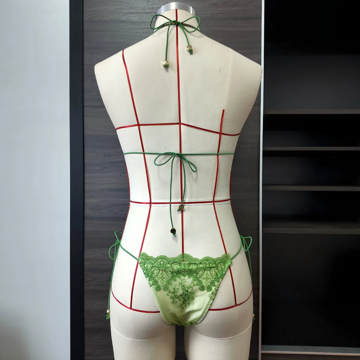 2026 Sexy 2 Piece Bikini Sets Lace bordered Bikini Micro Thongs Bathing Suit Swimsuit Women Biquini Bandage Beachwear Swimwear