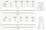 Foridol White Cotton Linen Long Pants Set Sleeveless Vest Pants Suit Office Lay Autumn Summer Wide Leg Casual Fashion Set Outfit
