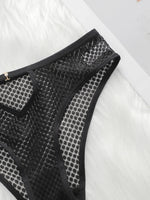Lace women's underwear high-end sexy transparent lace low waist hollow out easy to wash and dry triangle pants Z2637