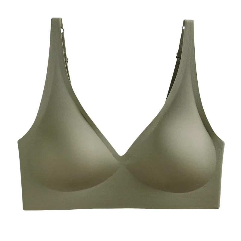 Women Wireless Leopard Seamless Bra Adjustable Non-Detachable Strap Removable Pad Intimates Skin-Friendly Underwear S-5XL