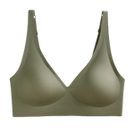 Women Wireless Leopard Seamless Bra Adjustable Non-Detachable Strap Removable Pad Intimates Skin-Friendly Underwear S-5XL