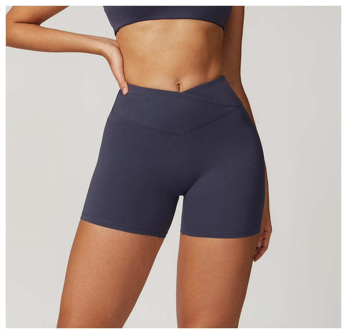 Yoga Shorts Women High Waist Workout Shorts Fitness Yoga Tights Lift Butt Fitness Ladies Yoga Gym Running Short Pants Sportswear