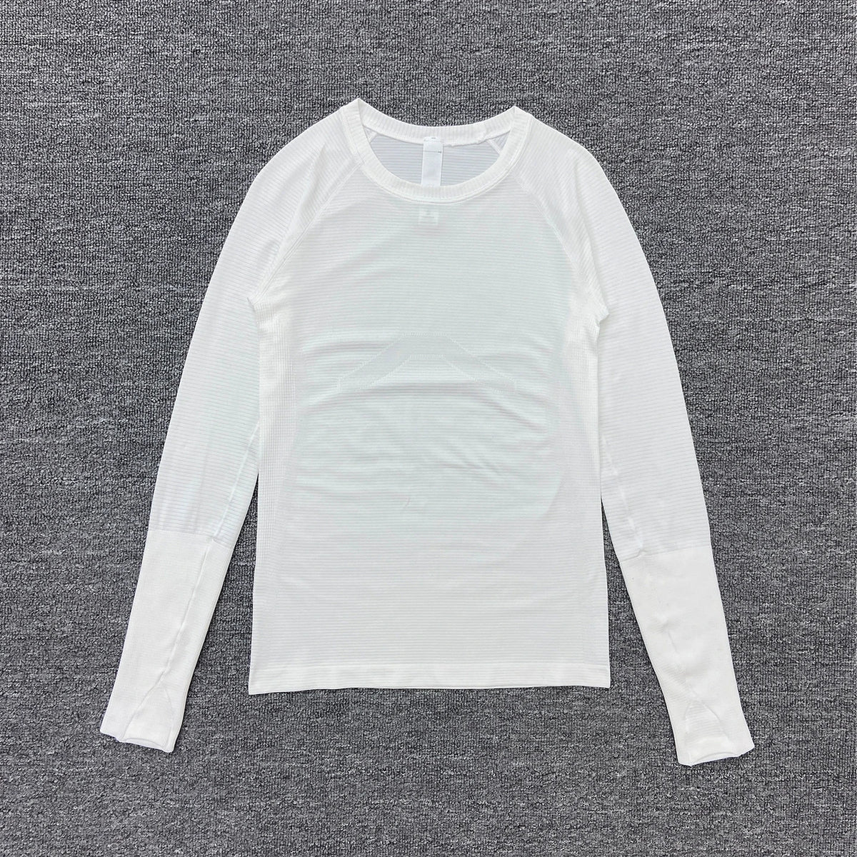 Women's Slim Fit Long Sleeve Yoga Sports Top Breathable Stretch Seamless Pilates Training T-Shirt Fitness Running Shirt T-shirt