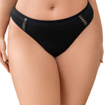 1 Pcs Large Size Tie Bow Sexy Women G-string Low Rise Sexy Thongs Comfortable Breathable Ribbed Ladies Thongs Intimate Lingerie
