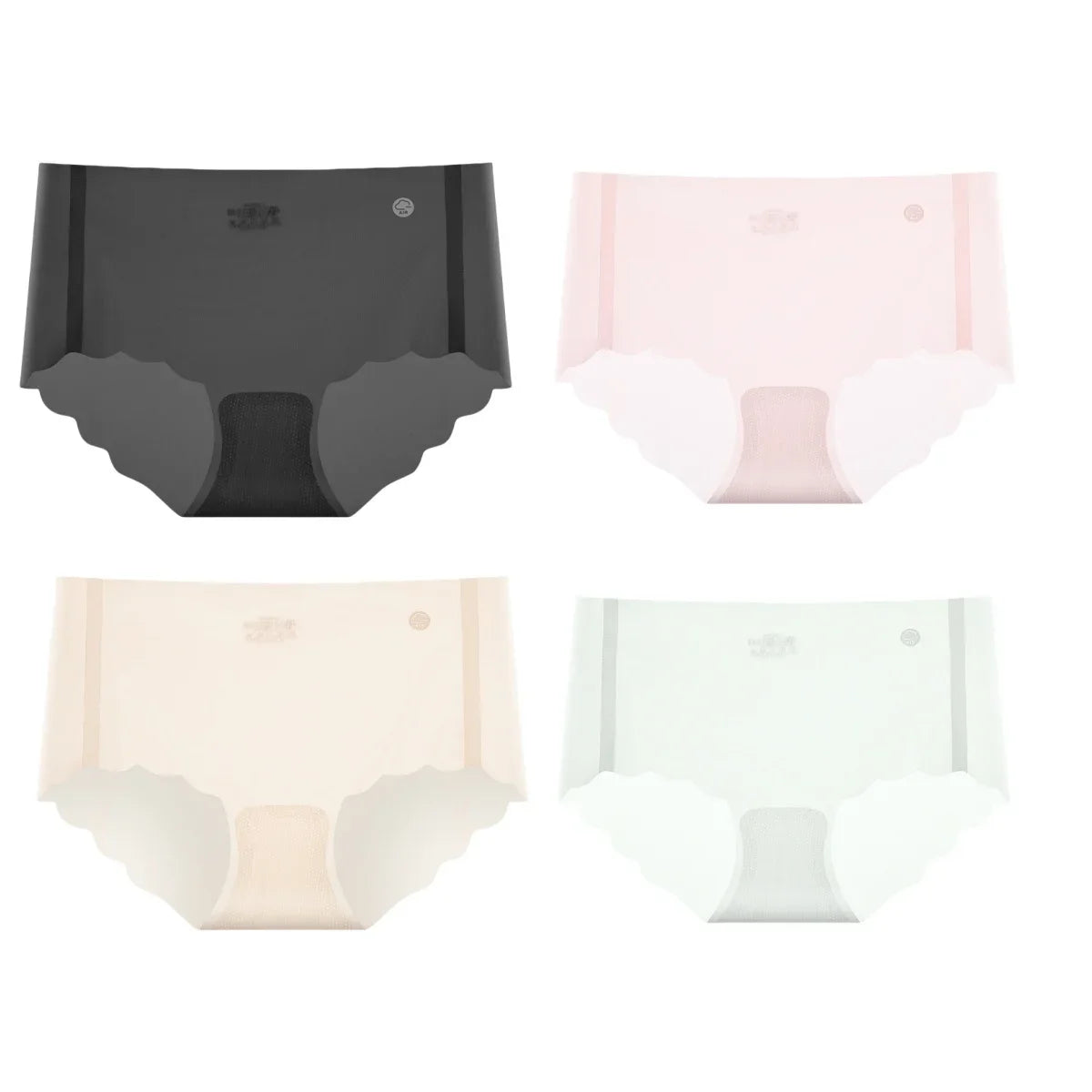 4Pcs/Set Sexy Women Panties Quick Drying Thin Briefs Seamless Underwear Summer Underpants Low Rise invisible Panties