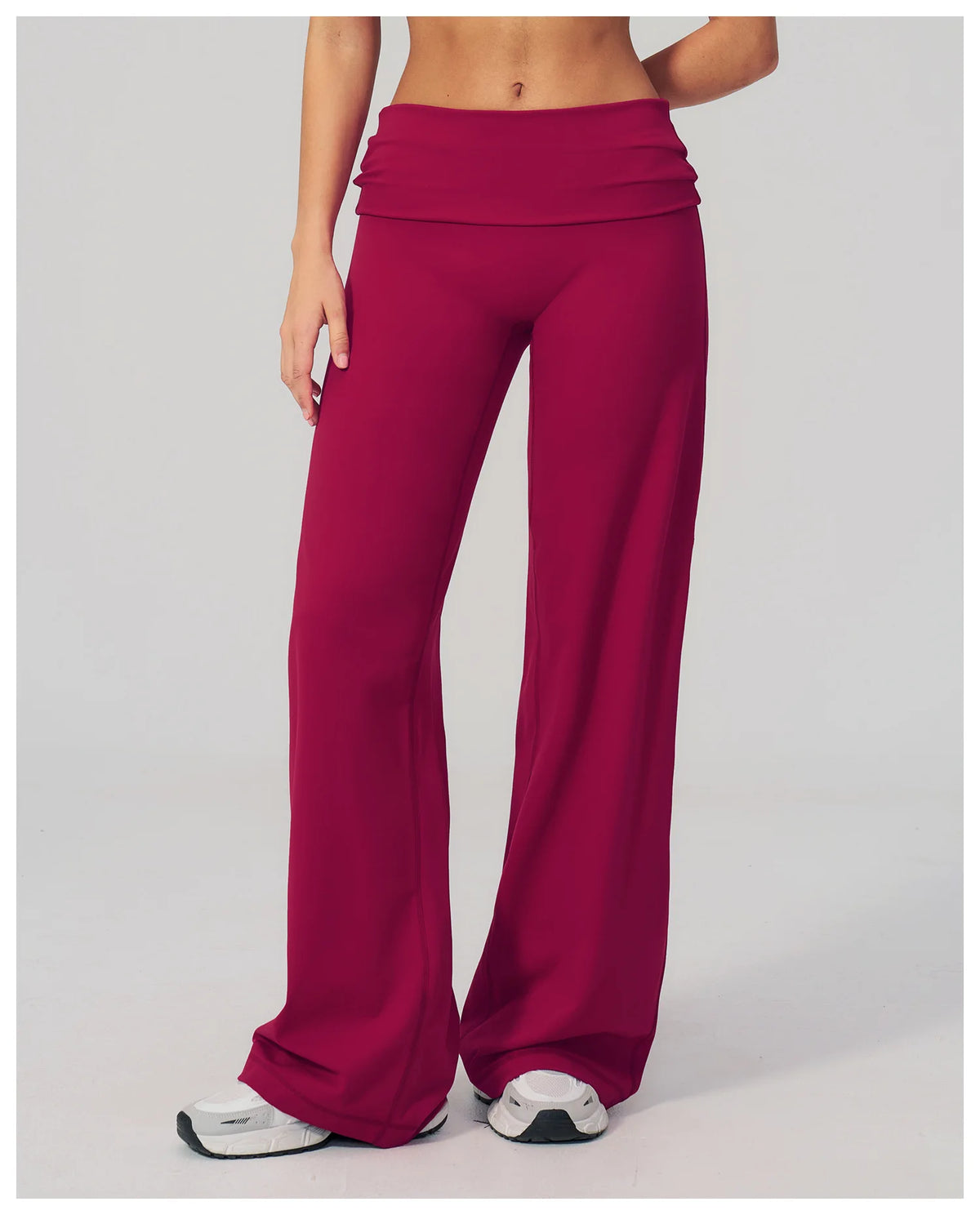 Yoga Pants Women High Waist Fitness Sports Flared Trousers Gym Workout Jogging Wide Leg Pants Female Dance Sports Flared Pants
