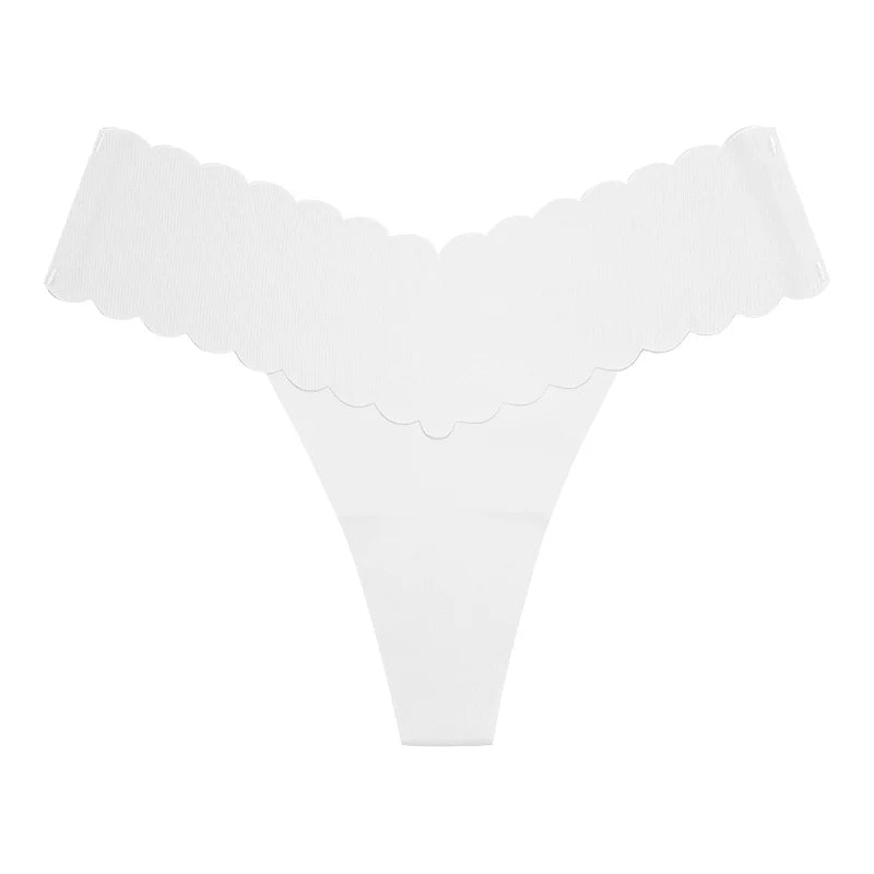 Ice Silk Women Panties Seamless Sexy G String Thong Underwear T Back Sports Yoga Girls Briefs Underpants Plus Size S-XL