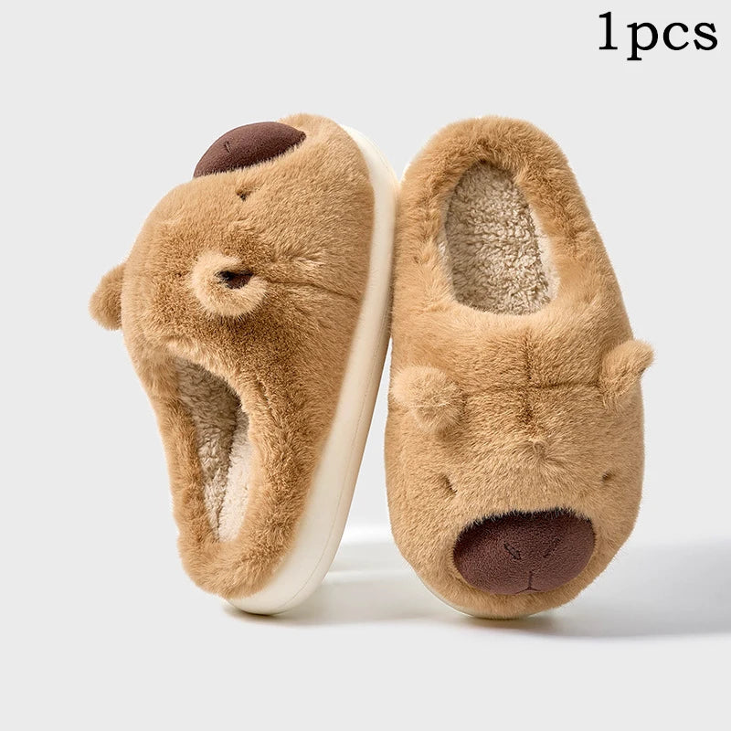 Adult Capybara Robes Onesies Pajamas Cartoon Pyjama Animal Kigurumi Slipper Halloween Cosplay Costumes Warm Sleepwear Jumpsuit