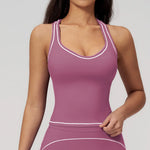 2026 Summer Fitness Bra Workout Top Cycling Gym Underwear Fitness Sports Bra Athletic Sport Bra Women Backless Gym Yoga Crop Top
