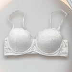Women's Push Up Lace Bra Underwire Plunge Full Coverage Bras Sexy Plus Size Support Padding Bra