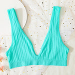 Seamless Tube Top Push-up Bras for Women Deep V Neck Underwear Low Back Brassiere Unlined Sexy Lingerie Crop Top Women Bralette