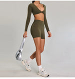 Sports Short Women Yoga Legging Shorts Squat Proof High Waist Fitness Tight Running Short Quick Drying Cycling Workout Gym Short