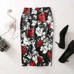 Spring Summer Women Y2K High Waist Midi Pencil Chiffon Skirts Slim Bodycon Vintage Hip Raise Korean Fashion Clothes UOV5