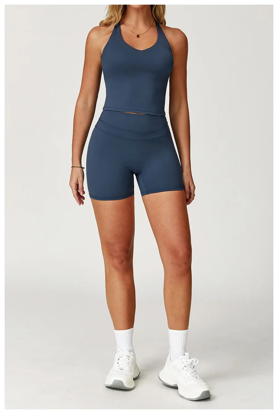Yoga Set 2PCS Women Tracksuit Nude Feeling Workout Sets Gym Clothes Push Up Fitness Running Sportwear Sport Bra Leggings Suit
