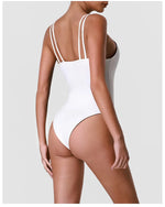 Summer Women's Camisole Yoga Jumpsuit Sexy Sleeveless High Elasticity Shaping Sports One Piece Suit Outdoor Gym Fitness Bodysuit