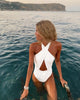 2025 Summer Trend Holiday Female Clothes New Sexy Cut Out Backless Bikini Set Women Solid Halter Bikini Ladies Strappy Beachwear