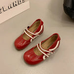 Women's Retro Elegant Shallow Mouth Casual Wedge Heel Mary Jane ShoesAutumn New Fashion Versatile Comfortable Single Shoes