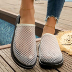 Flat Bottom Sandals Women's Summer NewOutdoor Beach Holiday Slippers Soft Sole round Head