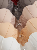 3, 6Pcs Elegant Bow Women's Underwear Set Lace Spliced Push up Bras French Soft Women's Bra Lingerie Underwear