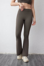 DIAS FIT JOY V-back flared pants yoga hip lifting tight pants wide leg fitness pants Gym exercise running yoga pants