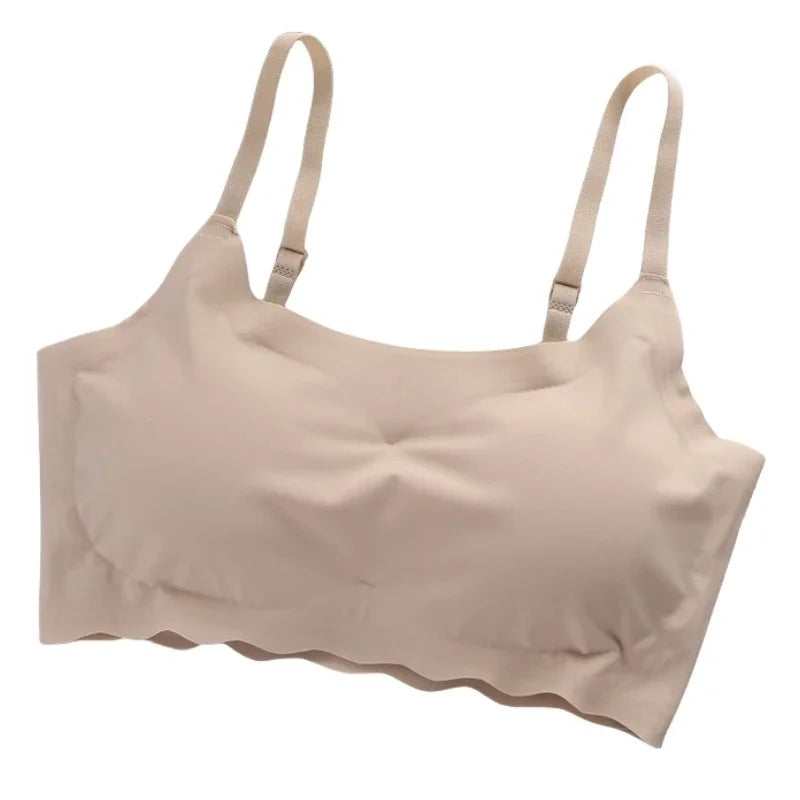 Seamless Bras For Women Wireless Bralette Comfort Daily Wear Underwear No Show Lingerie Soft Support Cami Bra Size M-XXL