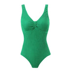 Black One Piece Swimsuit Female 2026 Crinkle Swimwear Women Slim Bathing Suits Summer Beach Wear Sports Monokini Swimming Pool