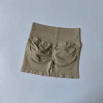 Women's High-Waisted Yoga Sports Shorts Summer Stretch Hip-Lifting Abdominal-Tightening Fitness Three-Part Shorts