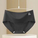 10A Grade Ice Silk Seamless Panties Solid Color Panties Underwear Women Comfort Wear Naked Feeling