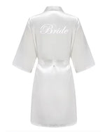 Women Bridal Robe For Bride And Bridesmaid Getting Ready Wedding Party Bathrobe