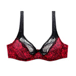 Beauwear Summer Ultra Thin Plus Size Minimizer Bras for Women Unlined Underwear C D DD E 38/85 40/90 42/95 44/100 46/105 48/110