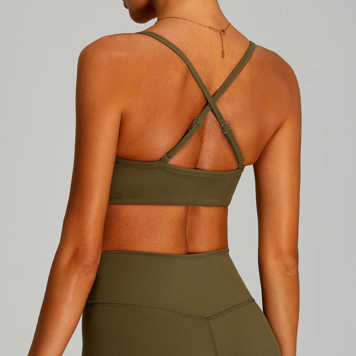 Women Cross Straps Sports Bra Gym Yoga Crop Workout Top Vest High Support Fitness Bralette Push Up Underwear Soft Breathable