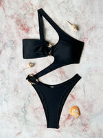 DEKA One Shoulder Sexy Women One Piece Swimsuit Female Swimwear Biquini High Waist Monokini Swimming Suit Bathing Suit Beachwear