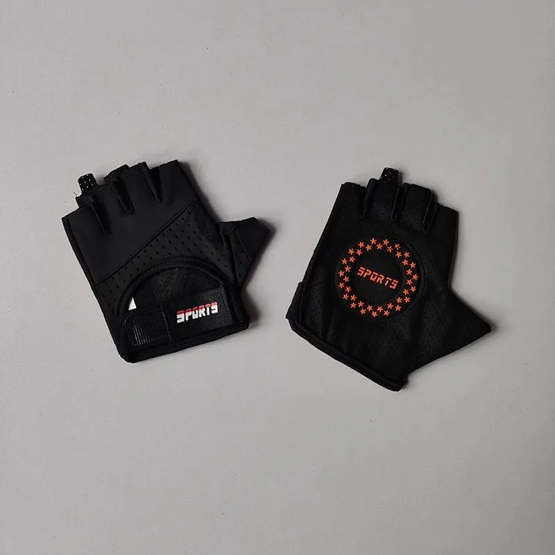 Women's Anti-Slip Wear-Resistant Fitness Half Finger Gloves for Yoga Spinning Bike Sports Cycling - Sweat Absorbent Cocoon-Free