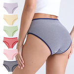2Pcs/Set Women High Rise Panties Seamless Underwear Winter Warm Underpants Breathable Briefs Female Sexy Lingerie