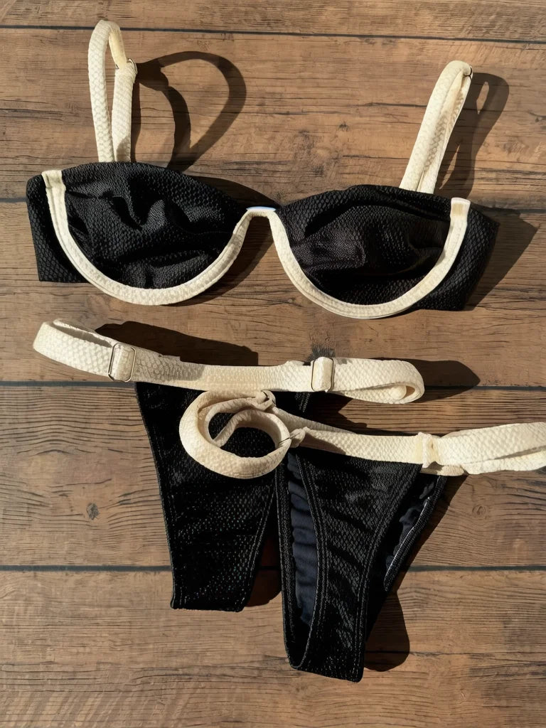 Sexy 2PC Bikini Set Low Waist Printed Women Swimwear Push Up Bikinis Swimsuit Female Biquini Bathing Suit