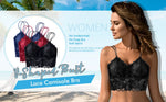 4pcs Sexy Comfortable Fashion Casual Lace Women's Underwear Set Gathered No Steel Ring Beautiful Back Bra Set Panty