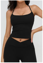 High Summer Fitness Bra Workout Top Gym Underwear Fitness Sports Bra Athletic Sport Bra Women Backless Push Up Gym Yoga Crop Top