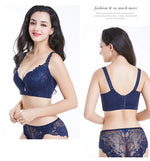 Sexy Women Bra Plus Size C D E Cup Push Up Bra Brassiere Side Adjustment Underwear Push Up Bra 75 80 85 90 95 100 105 110 115CDE