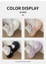Fashion Mary Jane Garden Shoes Woman Platform Slippers Cute DIY Thick Sole Girls Summer Indoor Beach Slides Ladies Footwear