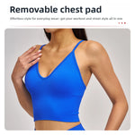 Seamless Sports Bra Women Shockproof Fitness Tops Push Up Gym Crop Top Brassiere Sport Bras Gym Workout Top Breathable Yoga Bra