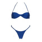 Bnadeau 3Pcs Sexy Bikini With Cover Up Women Swimsuit Swimwear Female Solid Swim Suit Brazilian Biquini Beachwear Bathingsuit