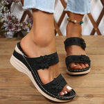 2026 Women's Wedge Suede Upper Comfort Fleece Lining Non-Slip Sole Casual Daily Indoor Outdoor