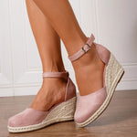15 Colors Big Size 43 Summer Bohemian Espadrilles Sandals Women Beach Vacation Shoes Comfy Walk High Heels Wedges Sandals
