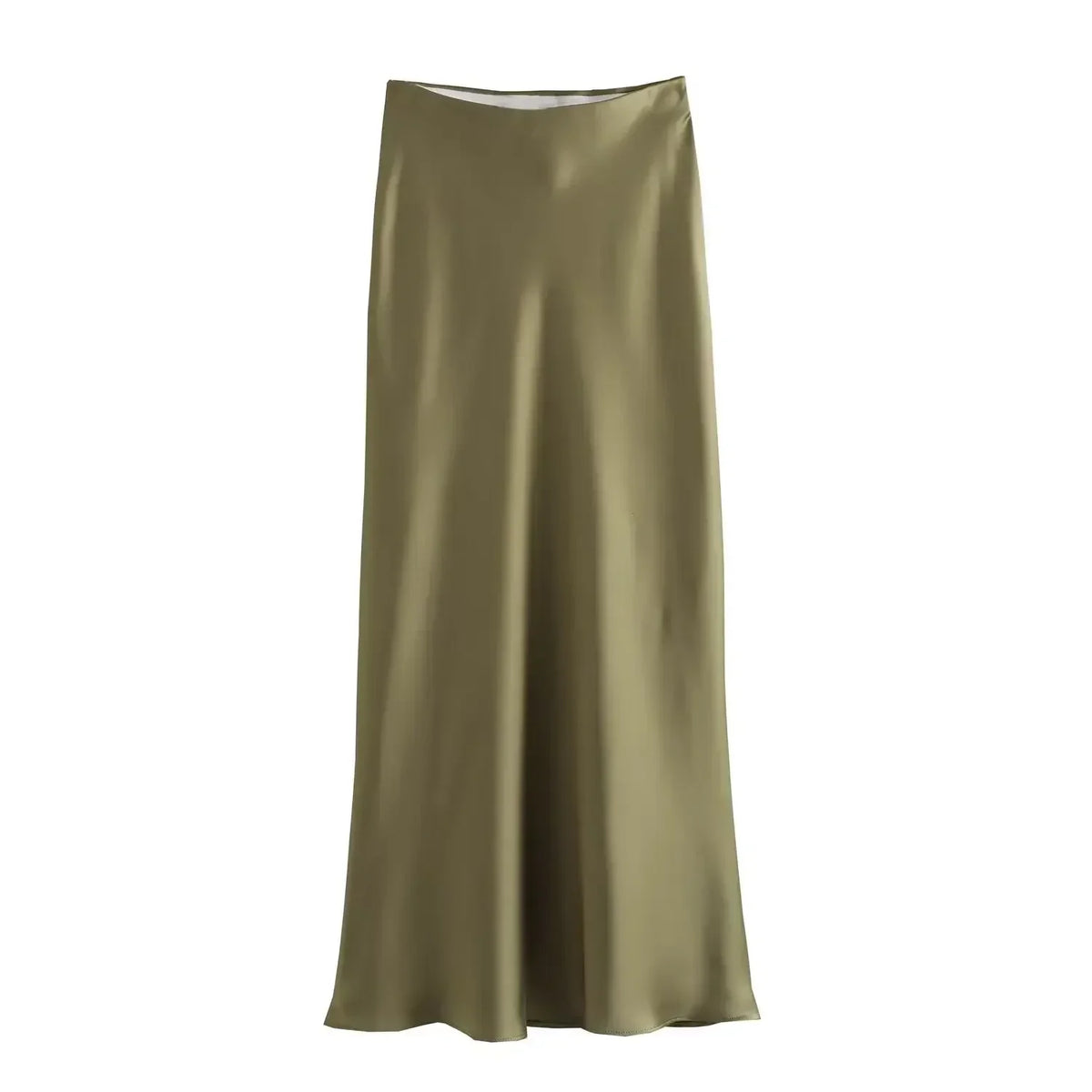 Foridol Autumn Winter Burgundy Satin Skirt Women Party Silk Skirt High Waist Straight Long Faldas Mujer Christmas Skirt