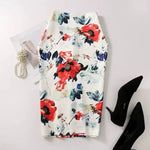 Spring Summer Women Y2K High Waist Midi Pencil Chiffon Skirts Slim Bodycon Vintage Hip Raise Korean Fashion Clothes UOV5