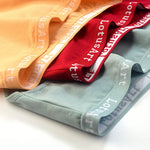 6Pcs/Set Women High Waist Cotton Briefs Letter Print Wide Waistband Panties Solid Color Full Coverage Hip Lifting Lingerie M-2XL