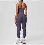 2pcs Yoga Set Gym Outfits Clothes Athletic Wear Yoga Suits For Women Fitness Set Tracksuits Sports Bra Gym Leggings Sportswear